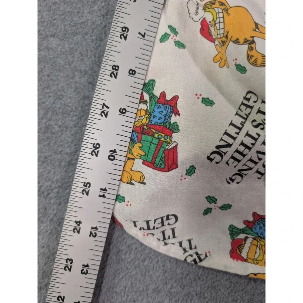 VTG Garfield Christmas Boxer Shorts 1978 Altered Skirt Collectible Waist Est 30